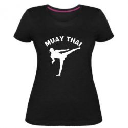 Женская премиум футболка Muay Thai - PrintSalon