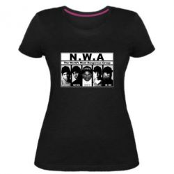 Женская премиум футболка N.W.A.