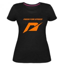Женская премиум футболка Need For Speed Logo - PrintSalon