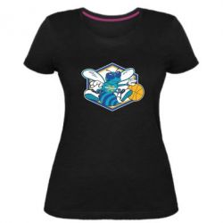 Жіноча преміум футболка New Orleans Hornets Logo - PrintSalon