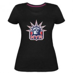 Женская премиум футболка New York Rangers - PrintSalon