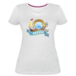 Жіноча преміум футболка Одеса - PrintSalon