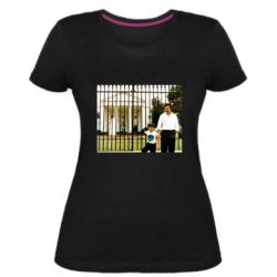 Женская премиум футболка Пабло Эскобар