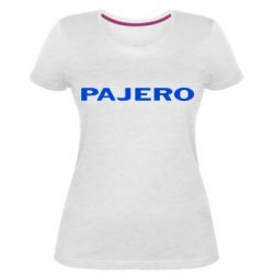 Женская премиум футболка PAJERO - PrintSalon