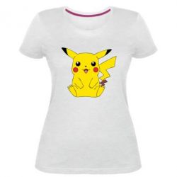 Женская премиум футболка Pika - PrintSalon