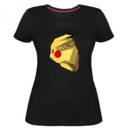 Женская премиум футболка Pikachu - PrintSalon