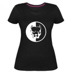 Женская премиум футболка Pitbull - PrintSalon