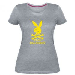 Женская премиум футболка Play dalnoboy - PrintSalon