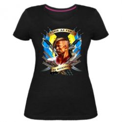 Женская премиум футболка Прислів'я "рабів до раю не пускають" - PrintSalon