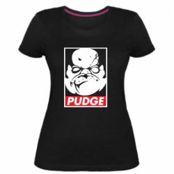 Жіноча преміум футболка Pudge Obey - PrintSalon