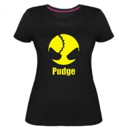 Женская премиум футболка Pudge - PrintSalon