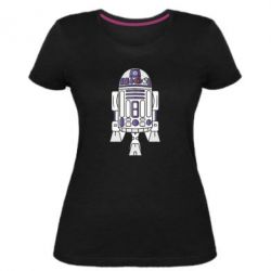 Женская премиум футболка R2D2 - PrintSalon