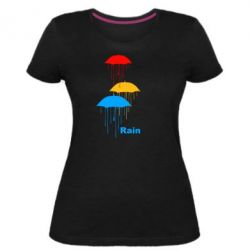 Женская премиум футболка Rain