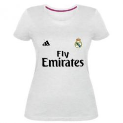 Жіноча преміум футболка Реал