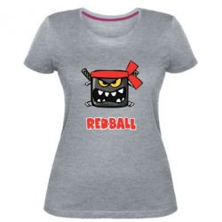 Жіноча преміум футболка Red ball - PrintSalon
