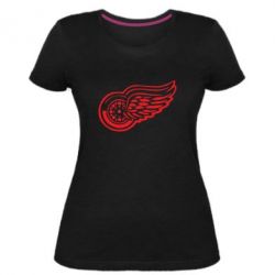 Жіноча преміум футболка Red Wings - PrintSalon