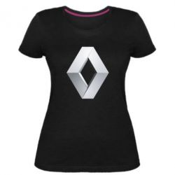 Женская премиум футболка Renault Logo - PrintSalon