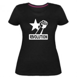 Женская премиум футболка Revolution
