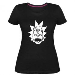 Женская премиум футболка Рик - PrintSalon