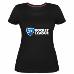 Женская премиум футболка Rocket League logo - PrintSalon