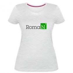 Женская премиум футболка Roman - PrintSalon