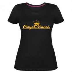 Женская премиум футболка Royal Stance - PrintSalon