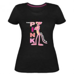 Женская премиум футболка Розовая пантера - PrintSalon