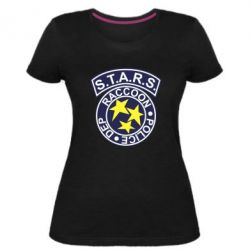 Женская премиум футболка S.T.A.R.S. police dep - PrintSalon