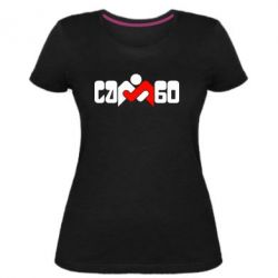 Женская премиум футболка Самбо - PrintSalon