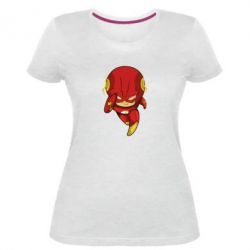 Жіноча преміум футболка Сartoon Flash - PrintSalon