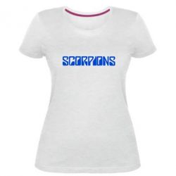 Женская премиум футболка Scorpions - PrintSalon