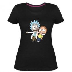 Женская премиум футболка See Morti - PrintSalon