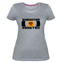 Жіноча преміум футболка Shakhtar Donetsk - PrintSalon