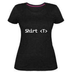 Жіноча преміум футболка Shirt T - PrintSalon