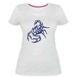 Женская премиум футболка скорпион 2 - PrintSalon