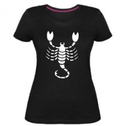 Женская премиум футболка скорпион - PrintSalon