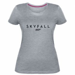 Жіноча преміум футболка Skyfall 007 - PrintSalon