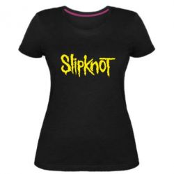 Женская премиум футболка Slipknot - PrintSalon