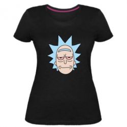 Женская премиум футболка Smoky Rick - PrintSalon