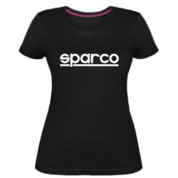 Женская премиум футболка Sparco - PrintSalon