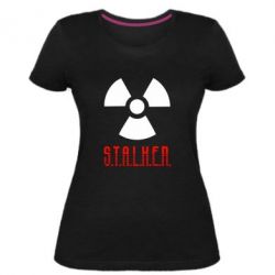 Женская премиум футболка Stalker - PrintSalon