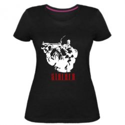 Жіноча преміум футболка Stalker - PrintSalon