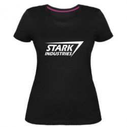 Женская премиум футболка Stark industries - PrintSalon
