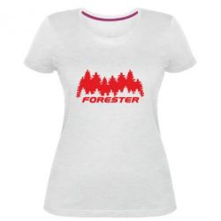 Женская премиум футболка Subaru Forester - PrintSalon