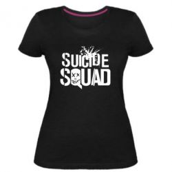 Жіноча преміум футболка Suicide Squad Logo - PrintSalon