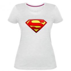 Жіноча преміум футболка Superman Logo - PrintSalon