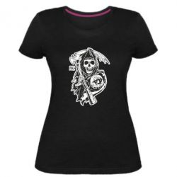 Жіноча преміум футболка Сини Анархії - PrintSalon