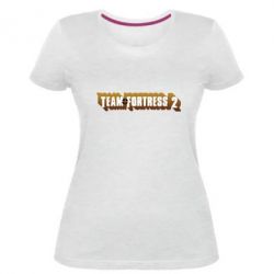 Жіноча преміум футболка Team Fortress 2 logo - PrintSalon
