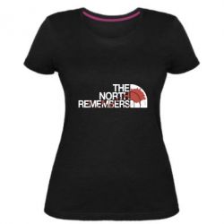 Женская премиум футболка The north remember - PrintSalon