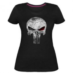Жіноча преміум футболка The Punisher Logo - PrintSalon